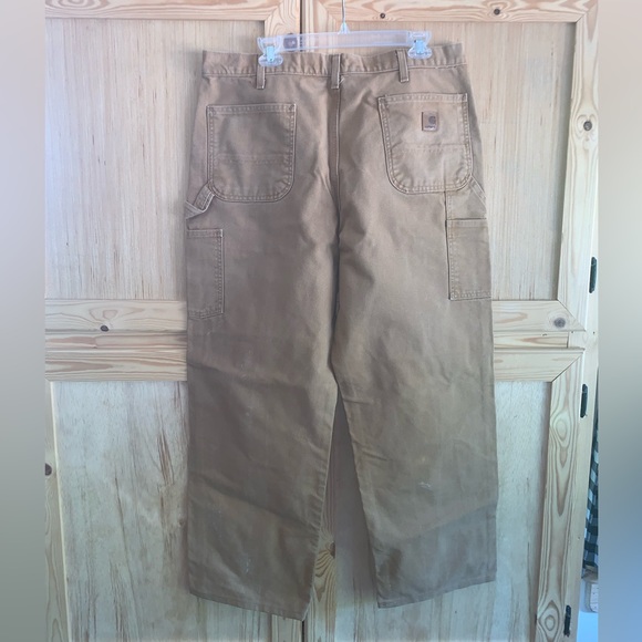 Carhartt workwear canvas denim jeans size 38 x 32 - Picture 2 of 5